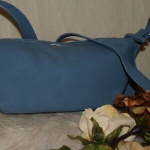 NEW Light Blue PURSE Zip Top Has Inside Pockets Size Small